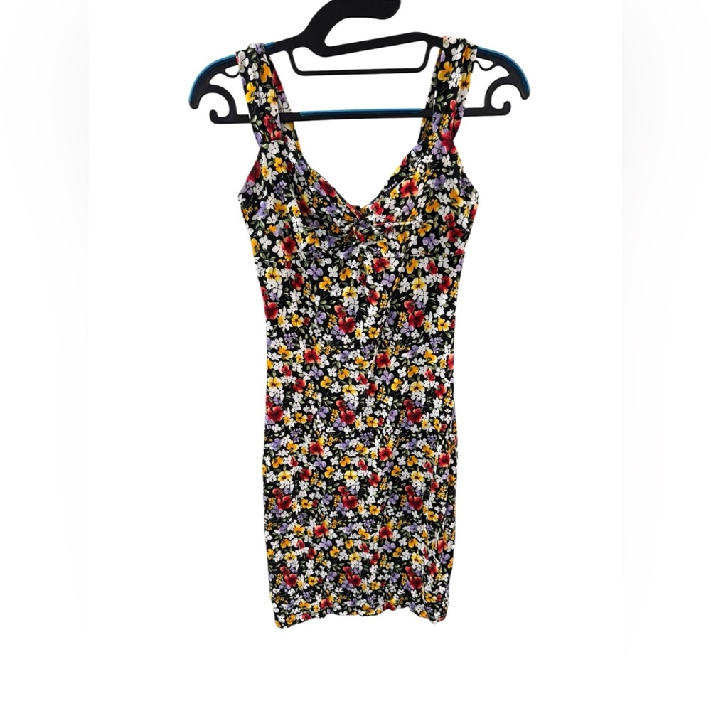 Forever 21 Black Floral Mini Dress